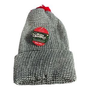 Christmas Green Two Tone Knit Beanie NWT OS